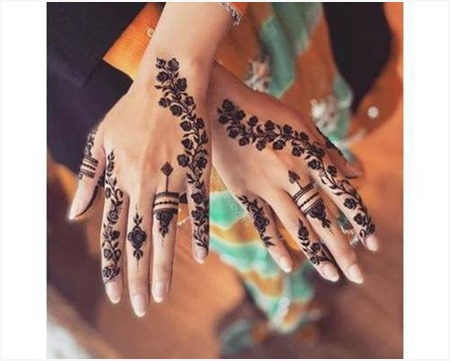 Moroccan Mehndi Design For Fingers